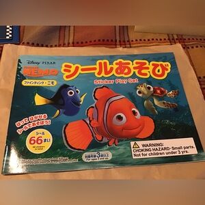 Also japan disney finding Nemo sticker play set -NEW